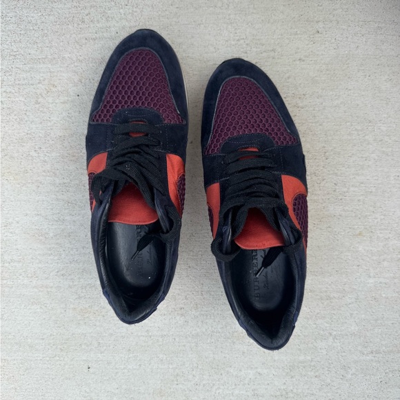 Burberry Black and Red Women's Sneakers